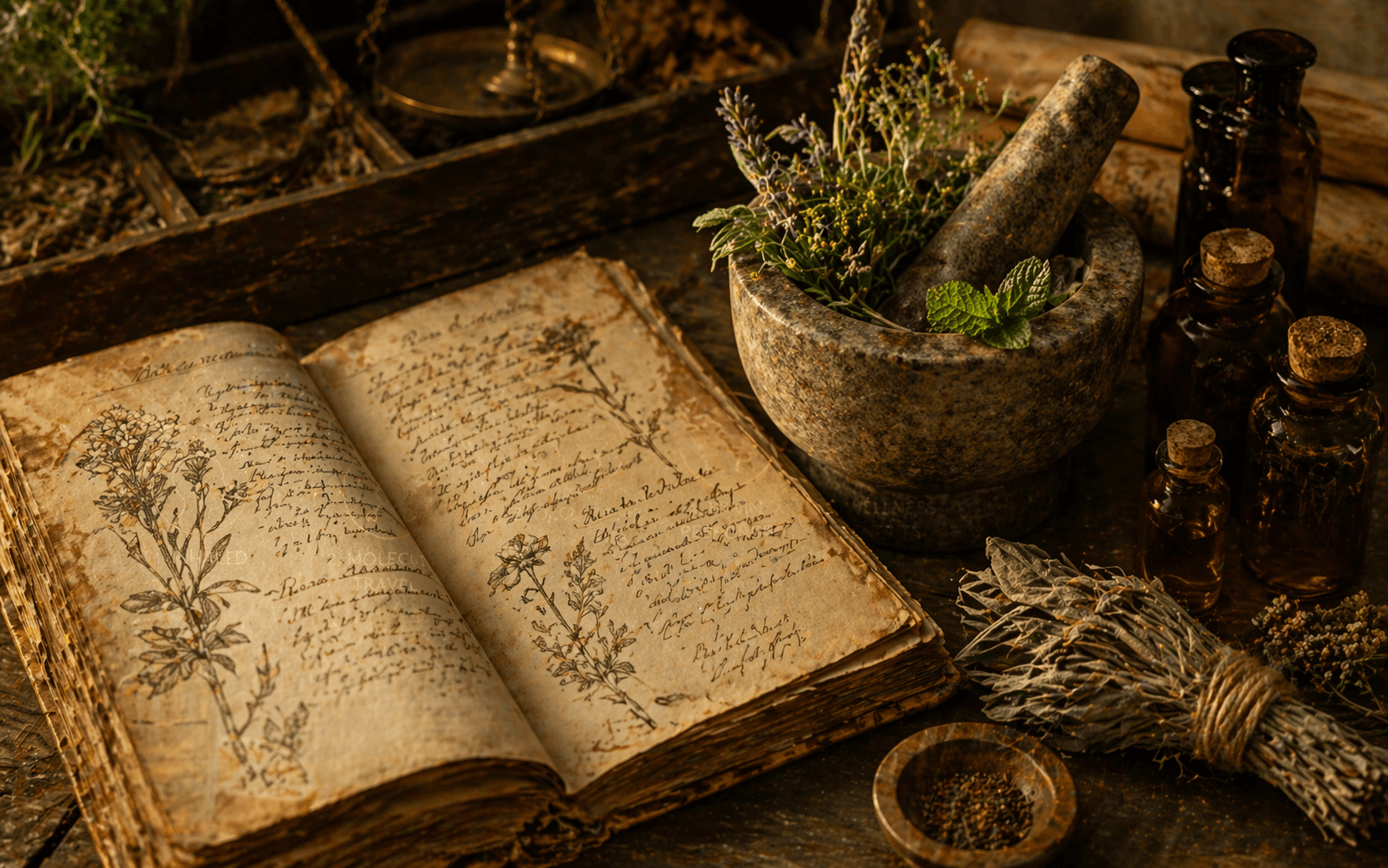 Ancient herbal wisdom — essential oils reference guide